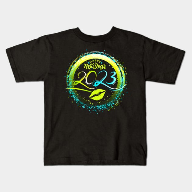 Happy new year...! Kids T-Shirt by GraphXFashions